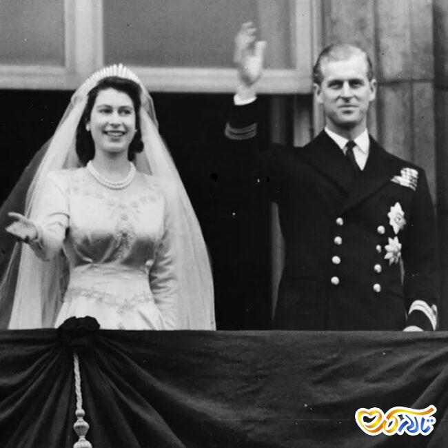 1947: ملکه الیزابت و فیلیپ مونت باتن